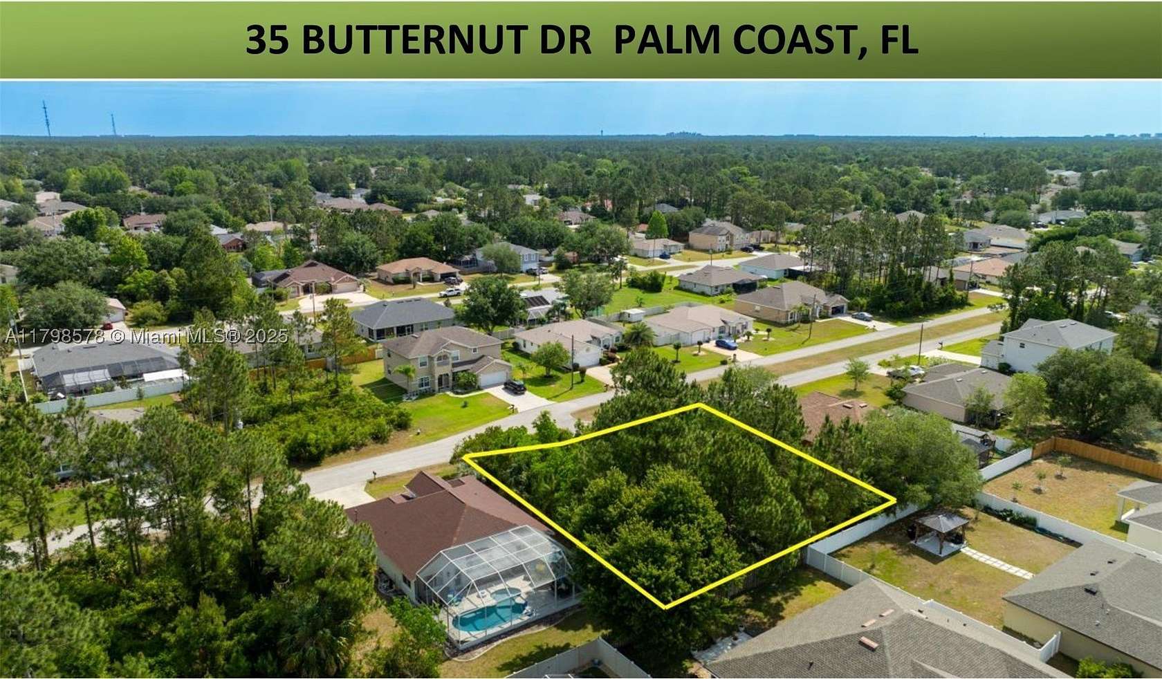 0.23 Acres of Residential Land for Sale in Palm Coast, Florida