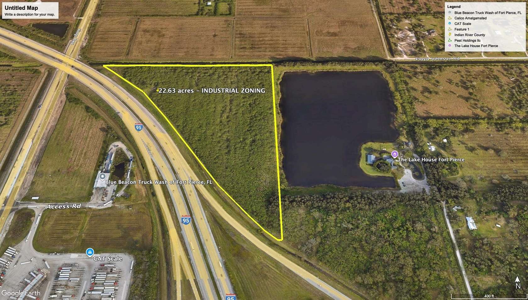 22.6 Acres of Commercial Land for Sale in Fort Pierce, Florida