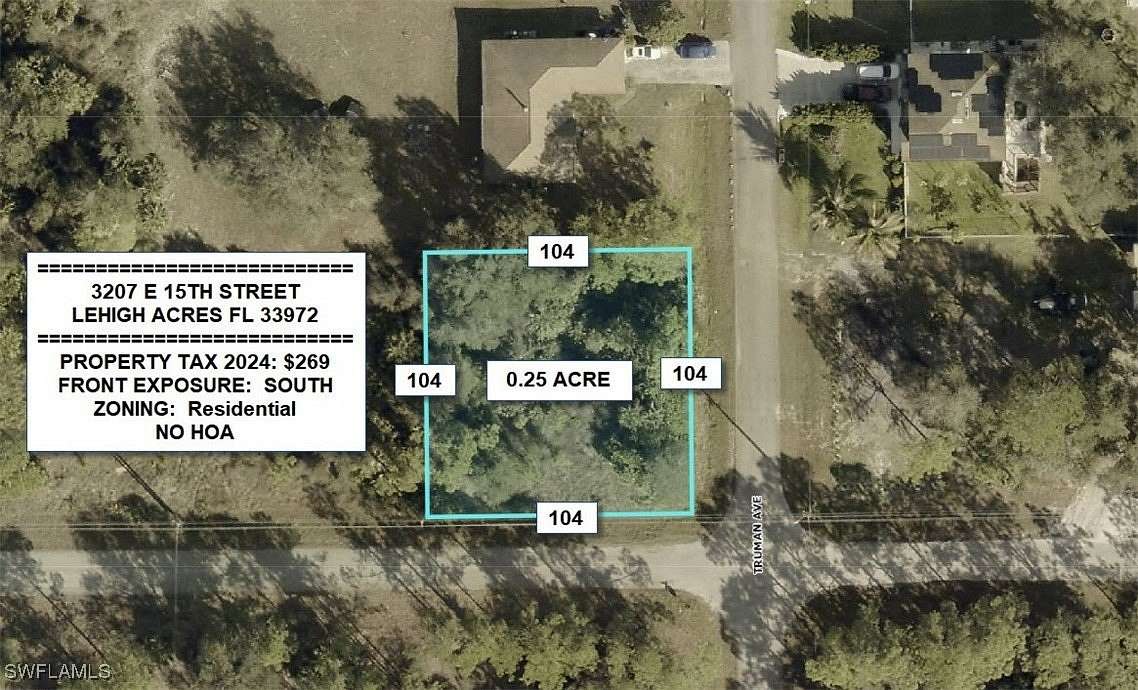 0.25 Acres of Land for Sale in Lehigh Acres, Florida