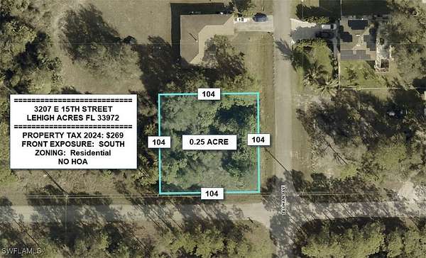 0.25 Acres of Land for Sale in Lehigh Acres, Florida