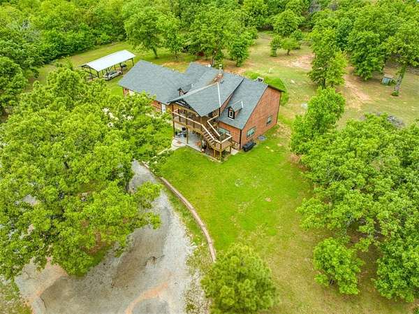 5 Acres of Residential Land with Home for Sale in Newalla, Oklahoma