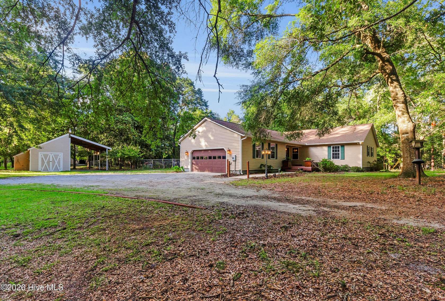 5.26 Acres of Land with Home for Sale in New Bern, North Carolina