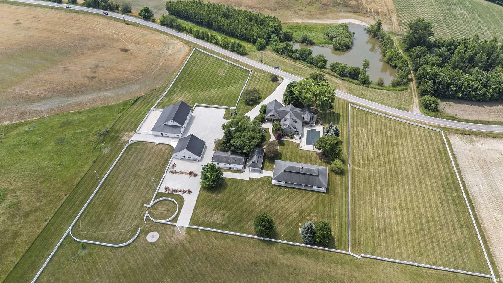 11.2 Acres of Land with Home for Sale in New Haven, Indiana