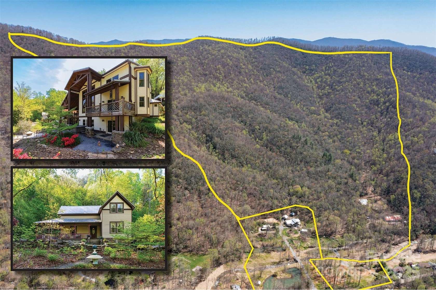 238 Acres of Land with Home for Sale in Swannanoa, North Carolina