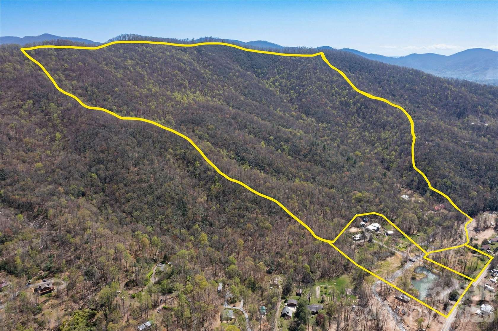 238 Acres of Recreational Land with Home for Sale in Swannanoa, North Carolina