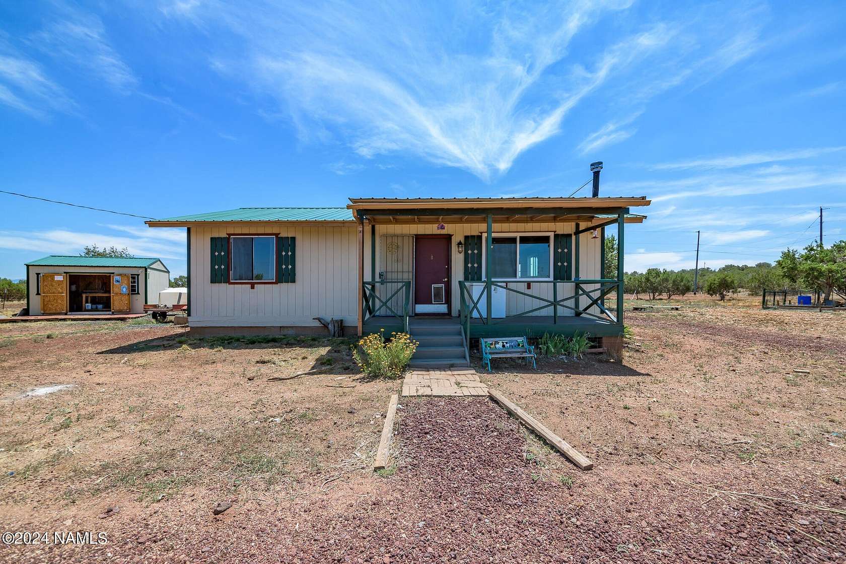 2 Acres of Residential Land with Home for Sale in Williams, Arizona