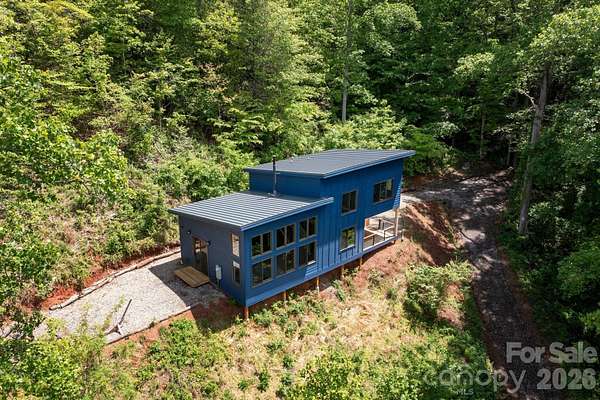 7.66 Acres of Residential Land with Home for Sale in Marshall, North Carolina