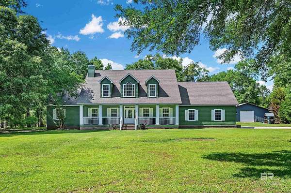 7.8 Acres of Land with Home for Sale in Bay Minette, Alabama