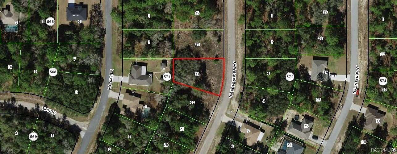 0.27 Acres of Residential Land for Sale in Citrus Springs, Florida