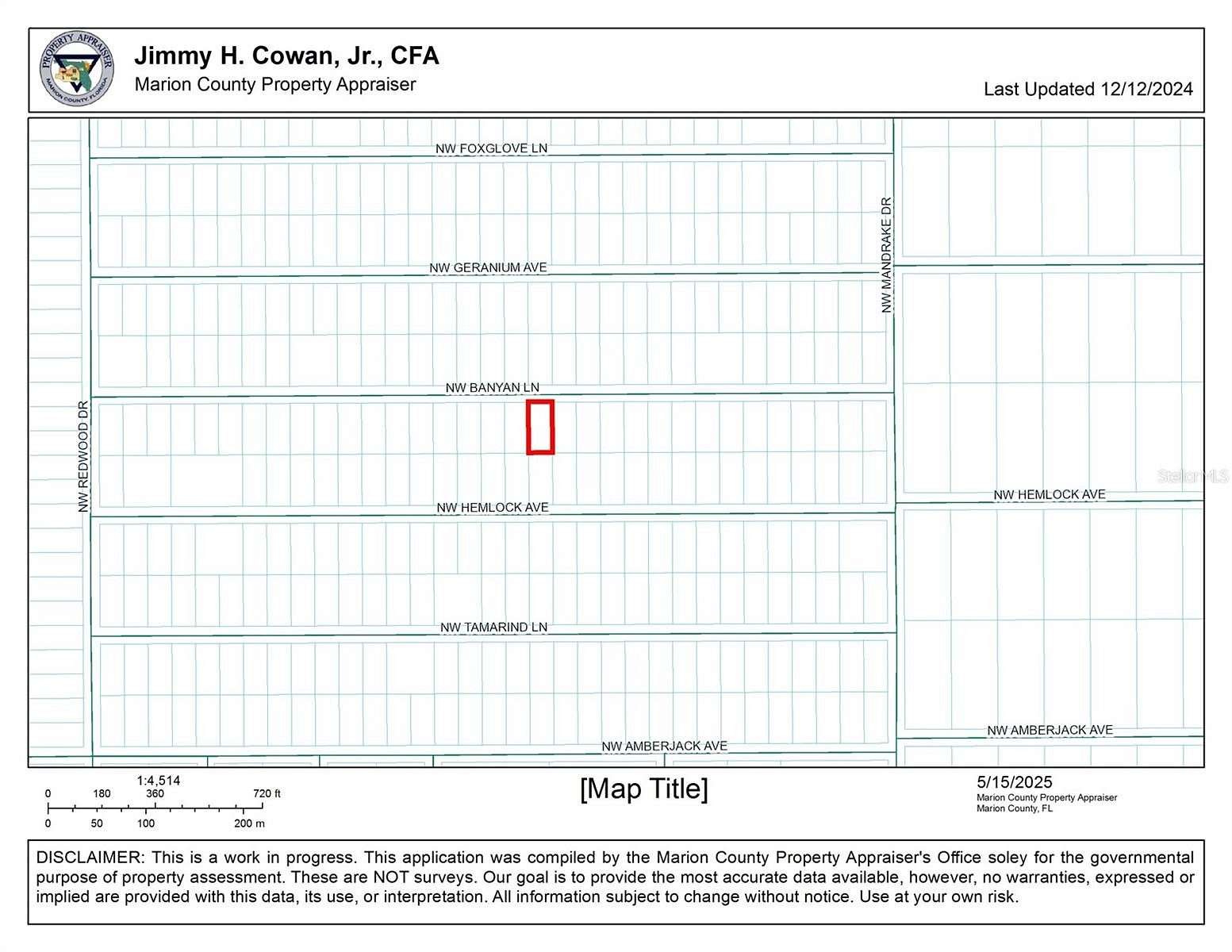 0.24 Acres of Residential Land for Sale in Dunnellon, Florida