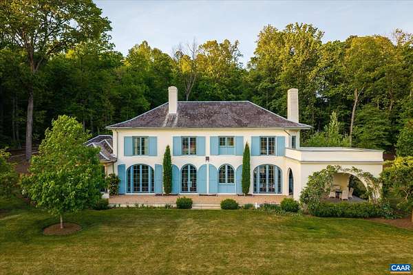 21.6 Acres of Land with Home for Sale in Charlottesville, Virginia