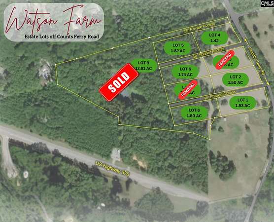 1.53 Acres of Residential Land for Sale in Lexington, South Carolina