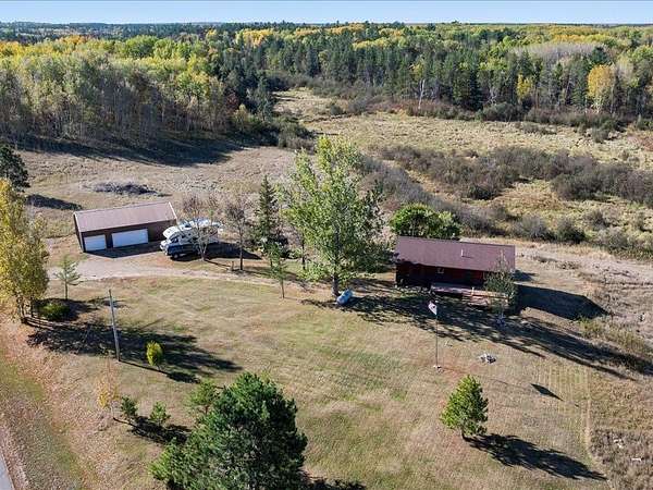 10 Acres of Residential Land with Home for Sale in Pine River, Minnesota