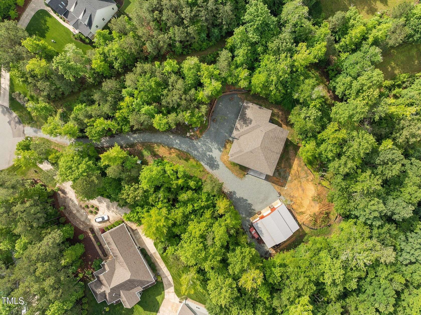 3.12 Acres of Land with Home for Sale in Pittsboro, North Carolina