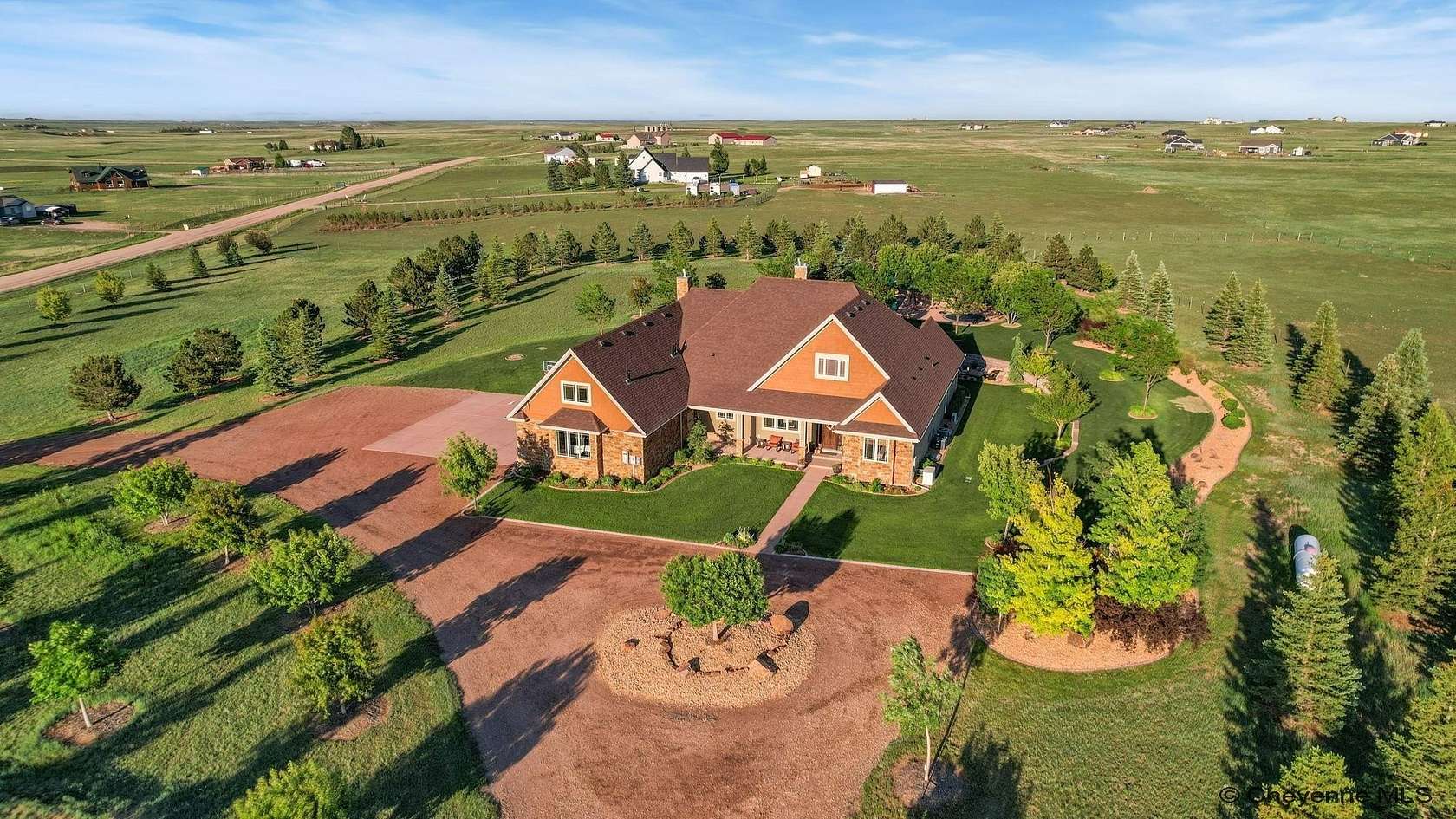 11.1 Acres of Land with Home for Sale in Cheyenne, Wyoming