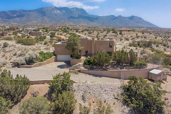 5 Acres of Residential Land with Home for Sale in Placitas, New Mexico