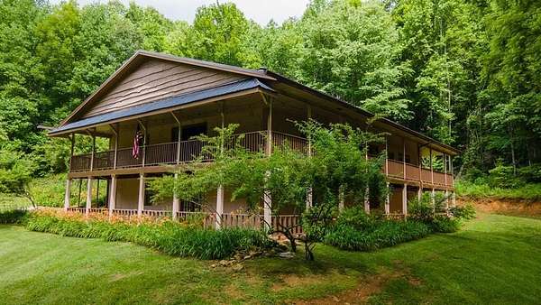 11.9 Acres of Land with Home for Sale in Franklin, North Carolina