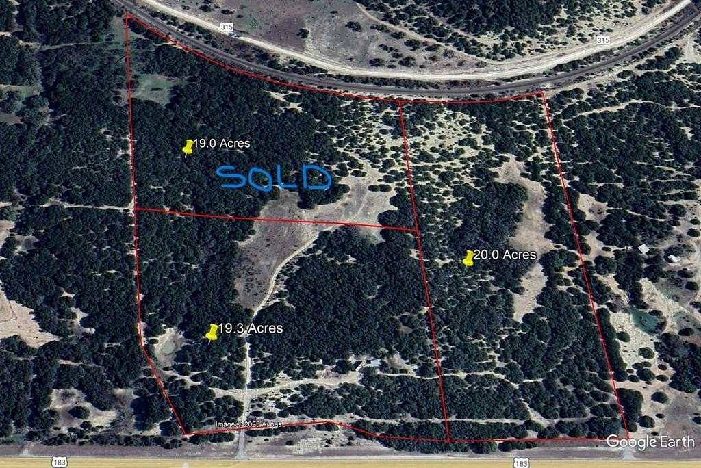 39 Acres of Recreational Land & Farm for Sale in Goldthwaite, Texas