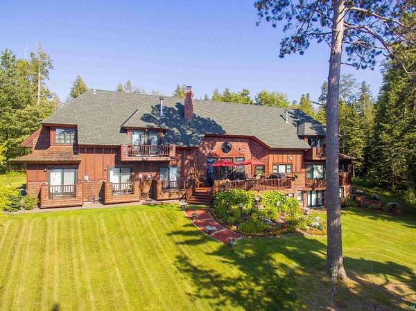 5.88 Acres of Land with Home for Sale in Cornucopia, Wisconsin