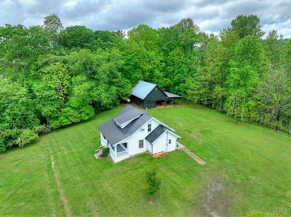 6 Acres of Residential Land with Home for Sale in Morganton, Georgia