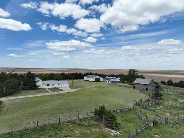 10.5 Acres of Land with Home for Sale in Bird City, Kansas