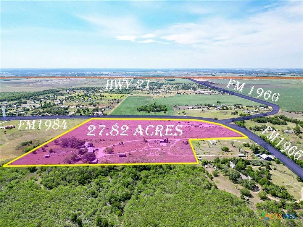 27.8 Acres of Improved Land for Sale in Maxwell, Texas