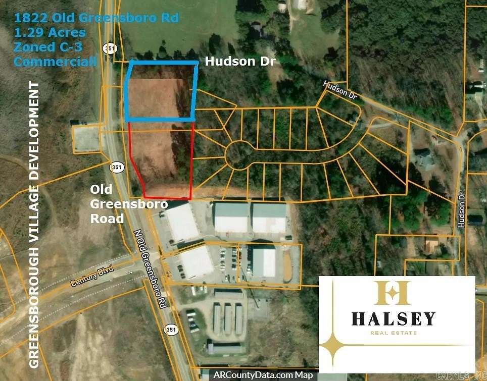 1.29 Acres of Commercial Land for Sale in Jonesboro, Arkansas