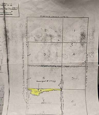 7.35 Acres of Land for Sale in Rodessa, Louisiana