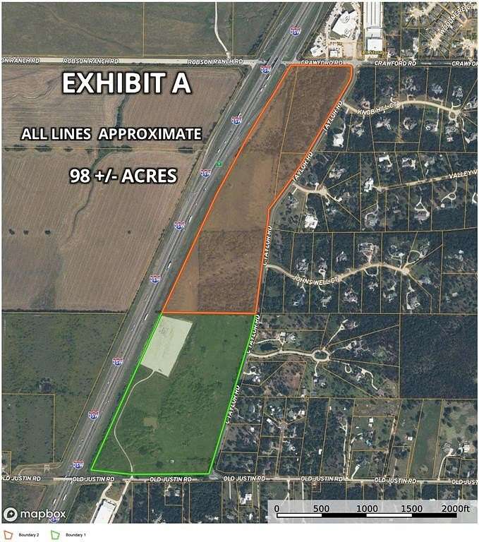 97.9 Acres of Land for Sale in Argyle, Texas