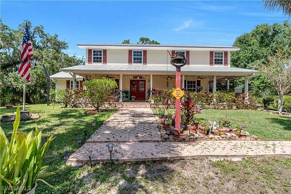 4.71 Acres of Residential Land with Home for Sale in North Fort Myers, Florida