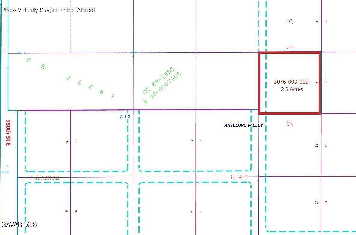 2.54 Acres of Land for Sale in Palmdale, California