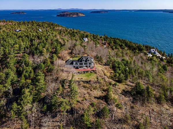 12.3 Acres of Recreational Land with Home for Sale in Bar Harbor, Maine