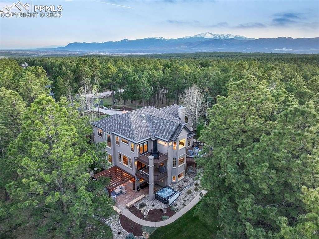 4.3 Acres of Residential Land with Home for Sale in Colorado Springs, Colorado