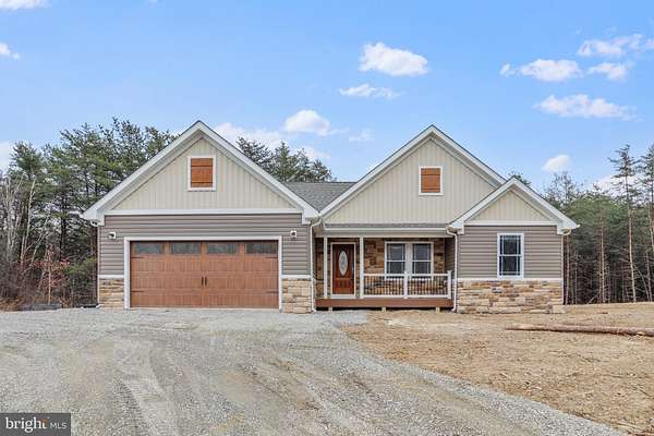 2 Acres of Residential Land with Home for Sale in Berkeley Springs, West Virginia