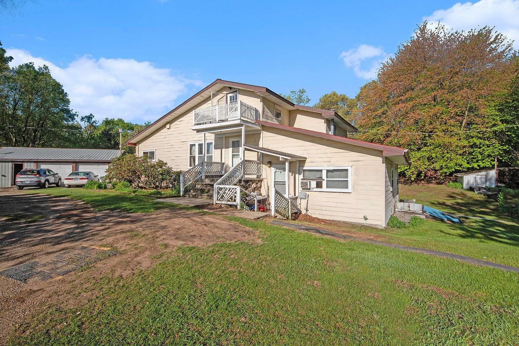 6 Acres of Residential Land with Home for Sale in Rockford, Michigan