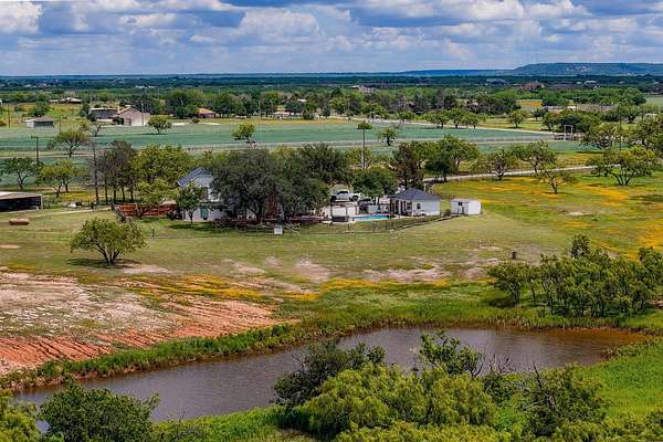 20.2 Acres of Agricultural Land with Home for Sale in Abilene, Texas