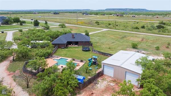 3.5 Acres of Residential Land with Home for Sale in Tuscola, Texas