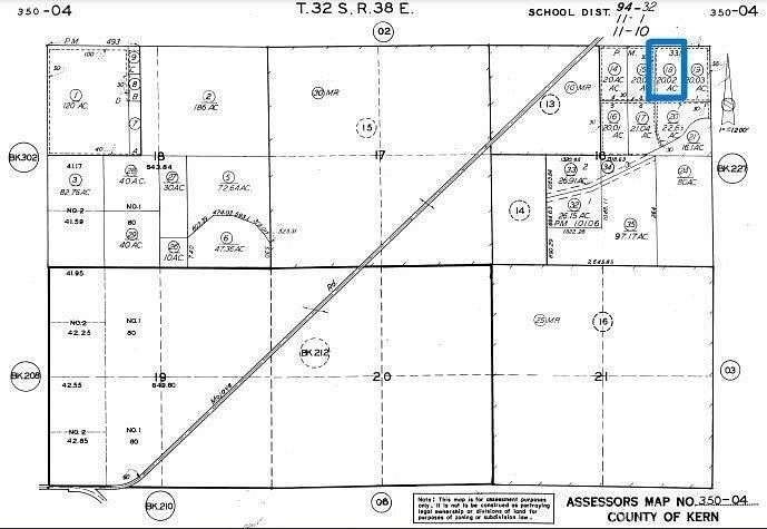 20 Acres of Land for Sale in California City, California