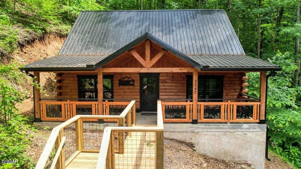 6.3 Acres of Residential Land with Home for Sale in Sevierville, Tennessee