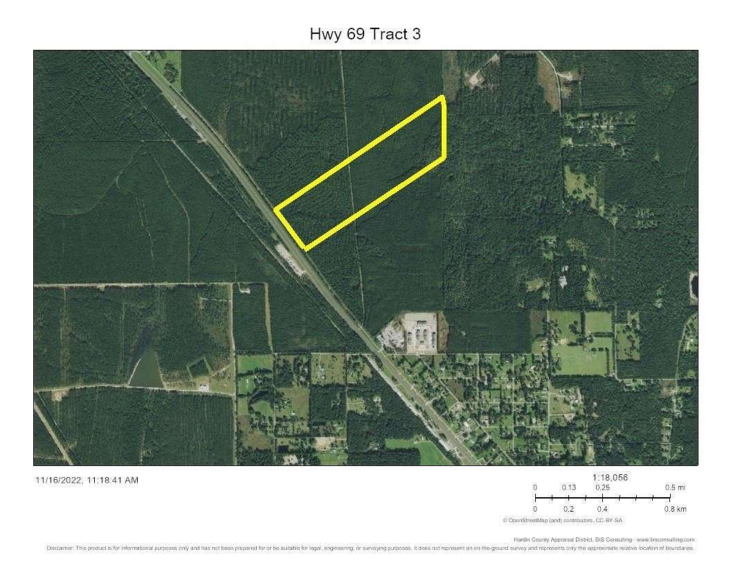 61 Acres of Land for Sale in Kountze, Texas