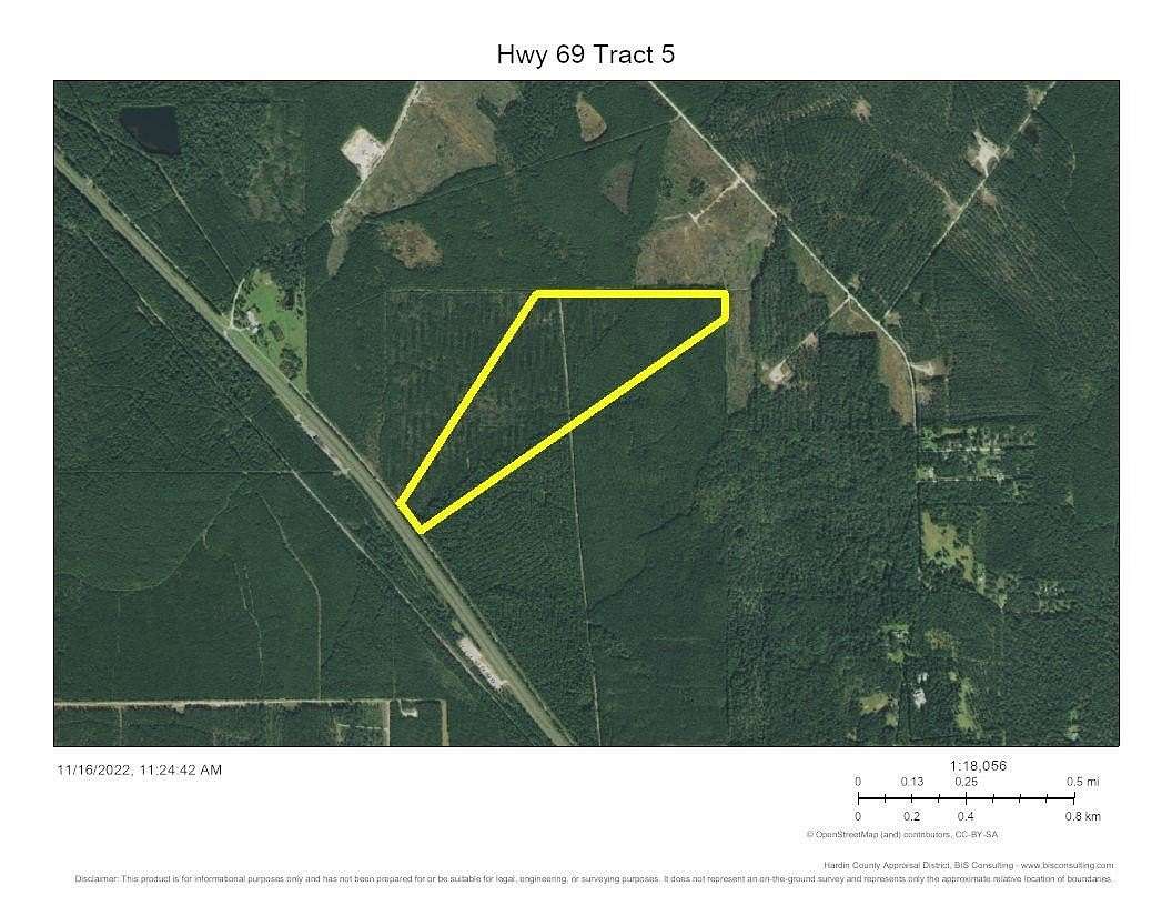 84 Acres of Land for Sale in Kountze, Texas