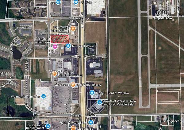 2.28 Acres of Commercial Land for Sale in Warsaw, Indiana