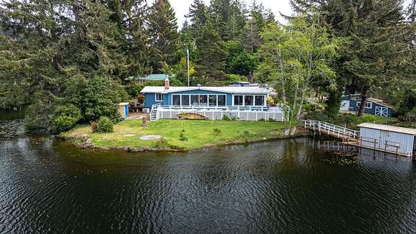 34 Acres of Recreational Land with Home for Sale in North Bend, Oregon