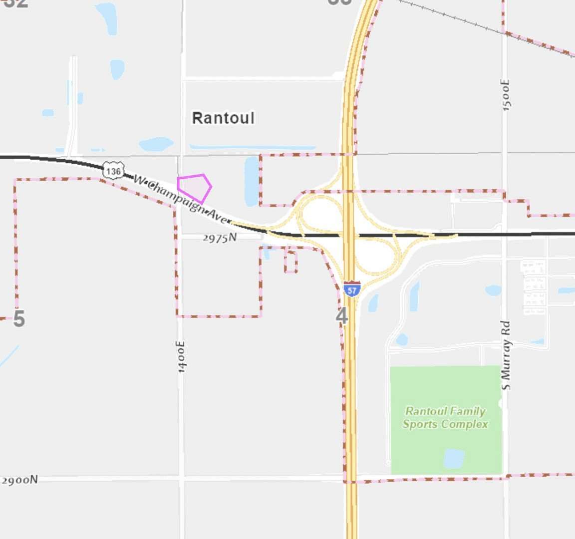 2.59 Acres of Commercial Land for Sale in Rantoul, Illinois