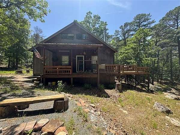 5 Acres of Residential Land with Home for Sale in Moyers, Oklahoma