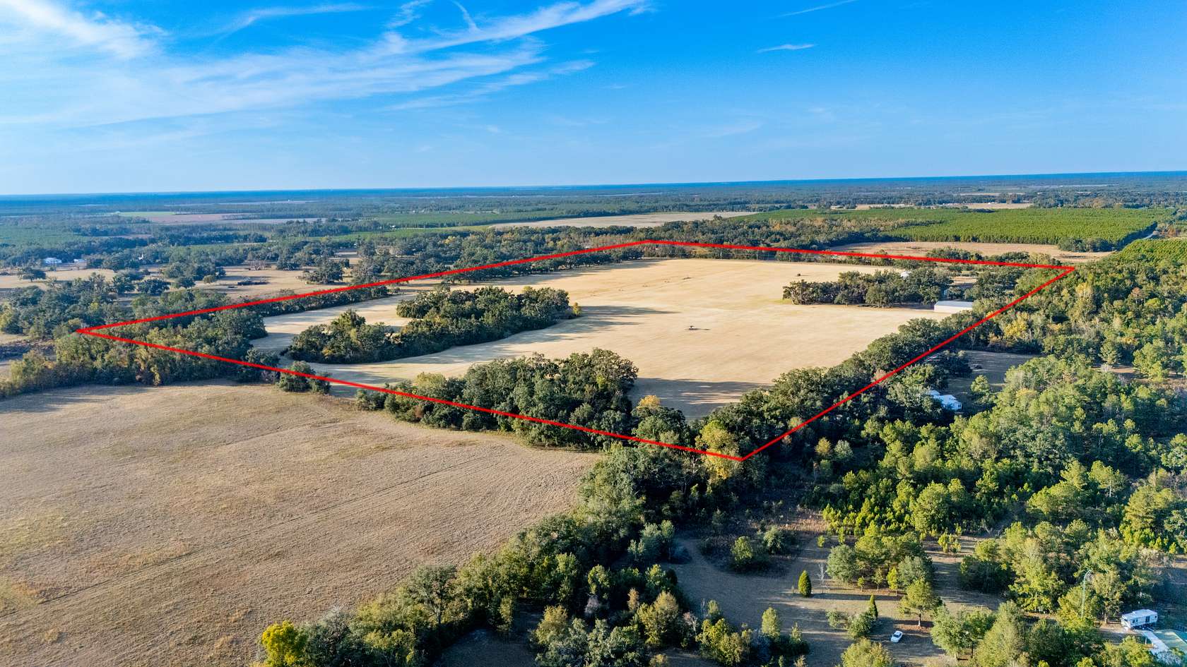 110 Acres of Agricultural Land with Home for Sale in Live Oak, Florida