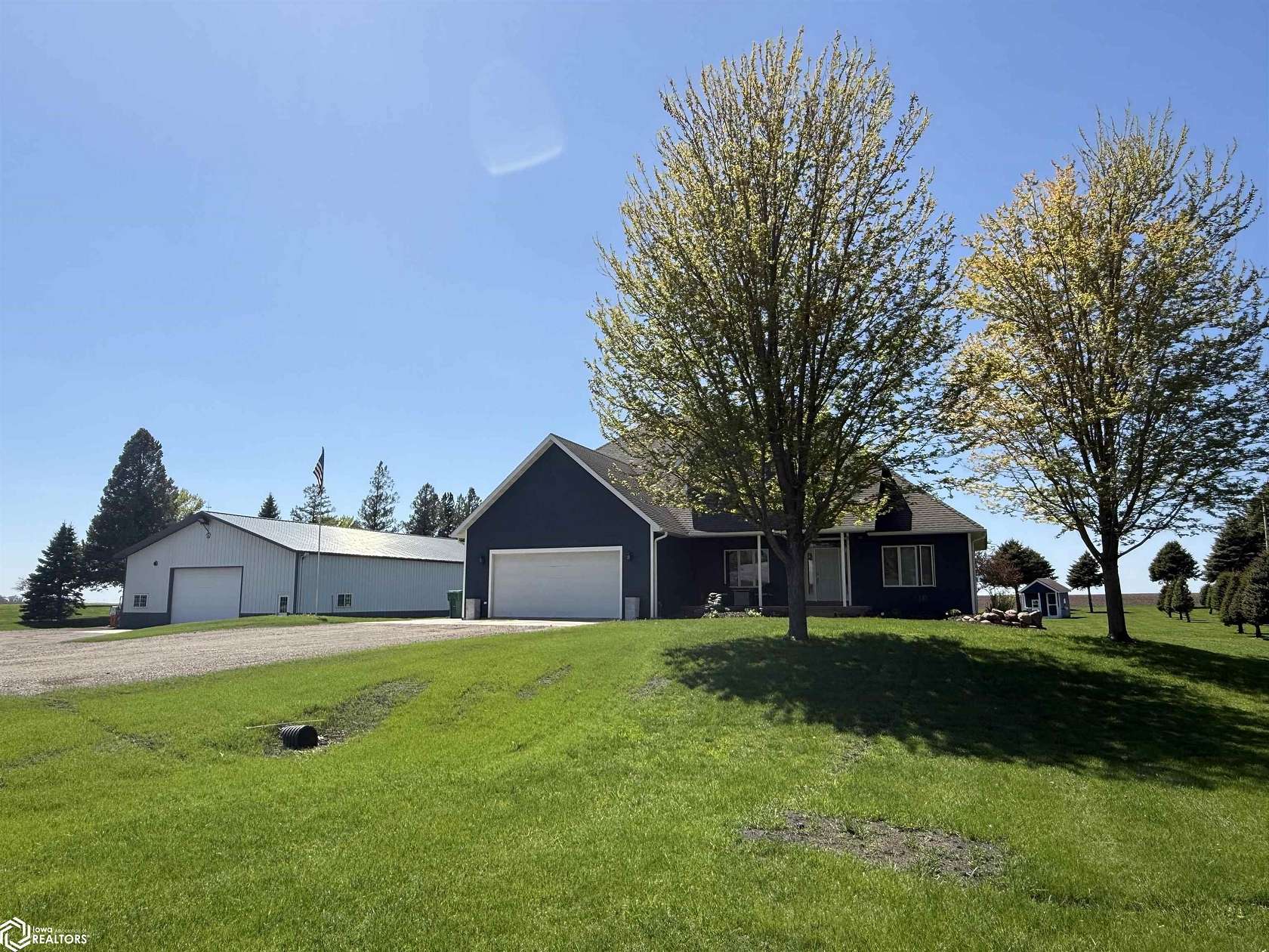 1.59 Acres of Residential Land with Home for Sale in Thompson, Iowa