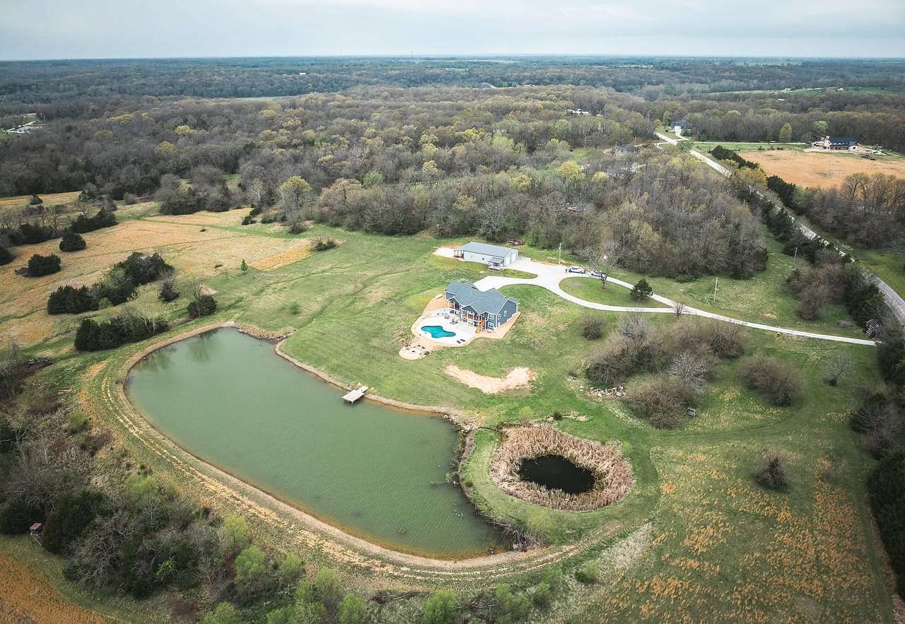 8 Acres of Residential Land with Home for Sale in Lincoln, Missouri