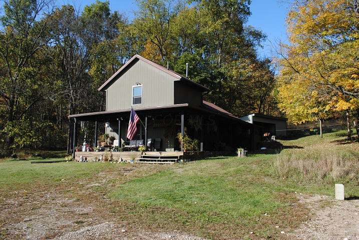 11 Acres of Recreational Land with Home for Sale in Gambier, Ohio