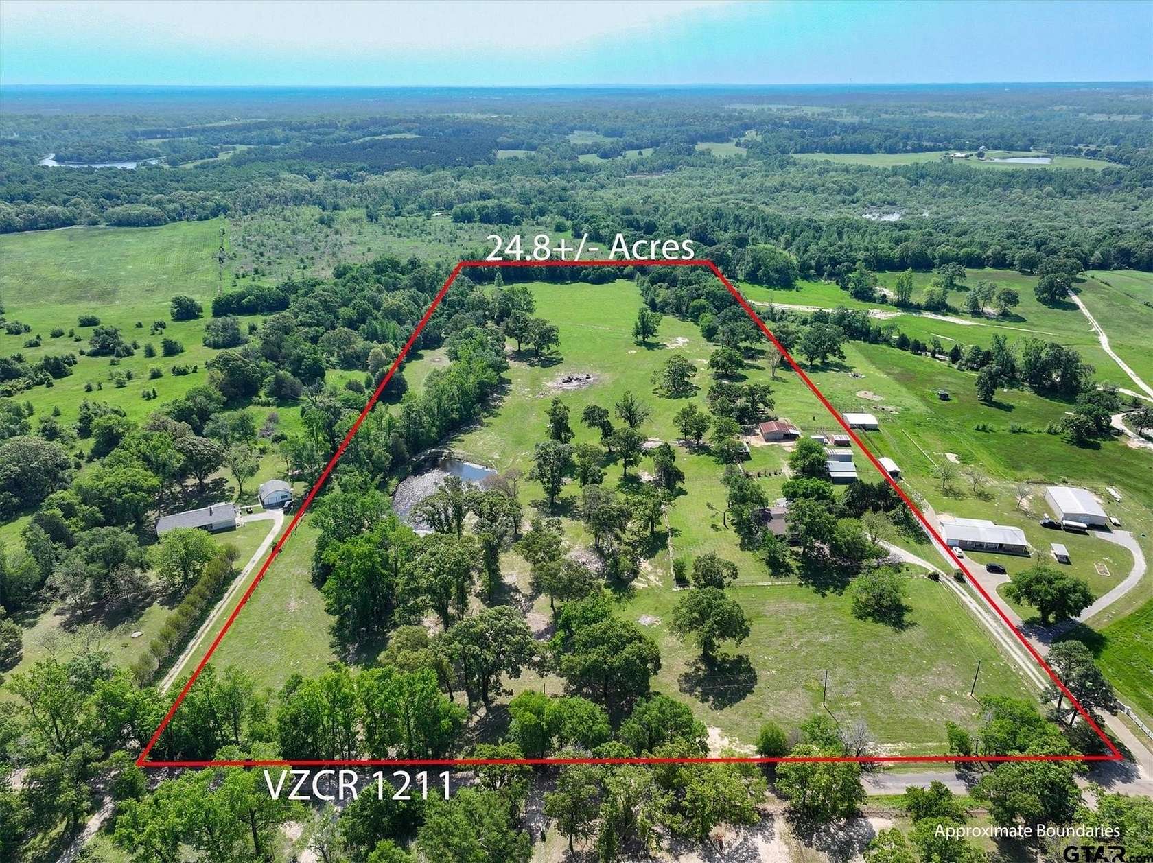24.8 Acres of Land with Home for Sale in Canton, Texas